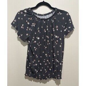 Girls Stitch Fix Bixby Floral Short Sleeve Top XL 16-18